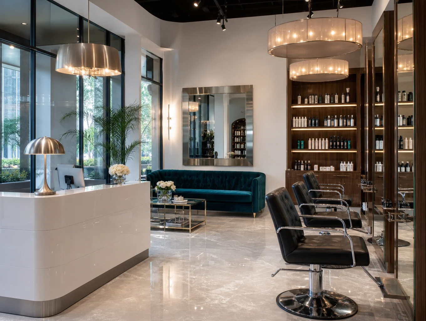 GK Studio luxury salon ambiance